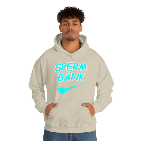 "SPERM BANK" athletic hoodie