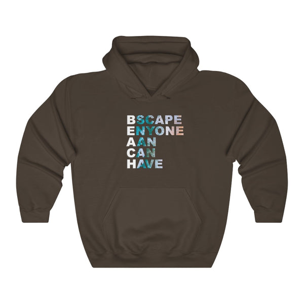 "B.E.A.C.H" acronym hoodie