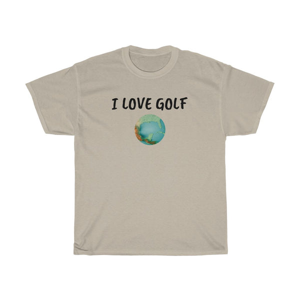 "I LOVE GOLF" Gulf Of Mexico t