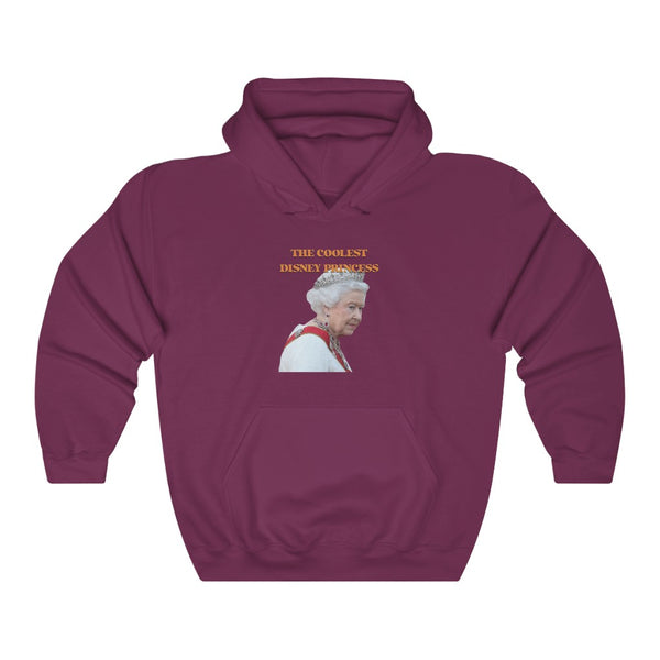 "THE COOLEST DISNEY PRINCESS" queen elizabeth hoodie