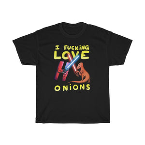 "I FUCKING LOVE ONIONS" velociraptor vs the letter h lightsaber battle t