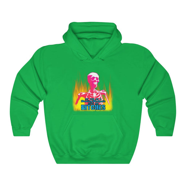 "My Job As A Bowling Mechanic Gets Me BITCHES" hoodie