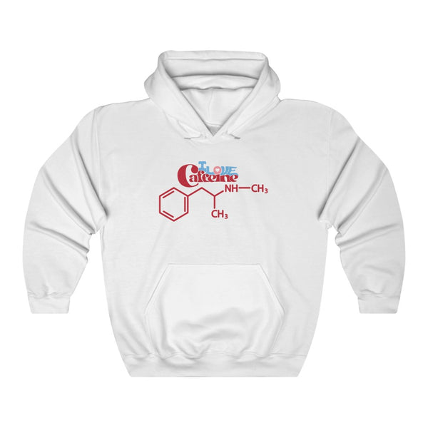 "I Love Caffeine" meth molecule hoodie