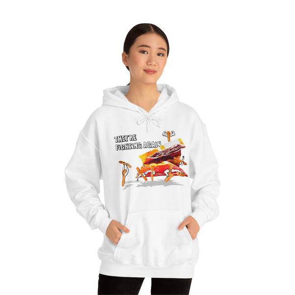 "THEY'RE FIGHTING AGAIN" fighting cheeto's hoodie
