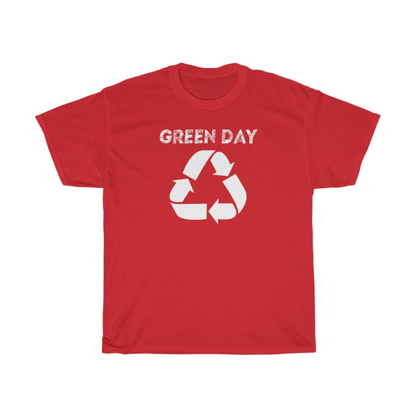 "Green Day" recycling logo t
