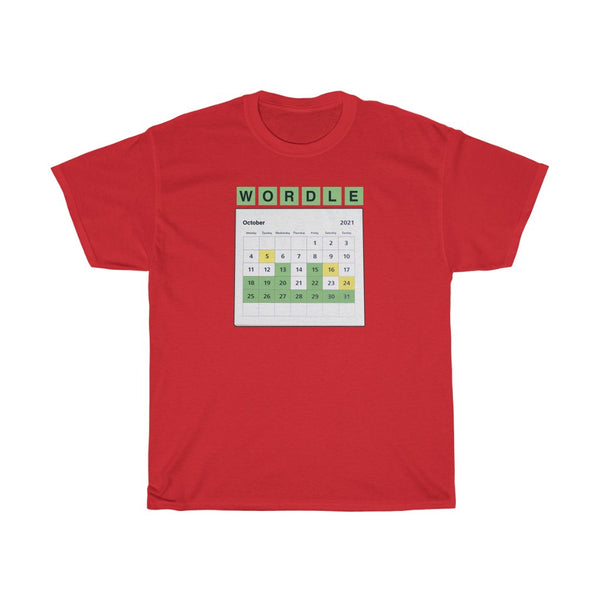 "WORDLE" calendar t