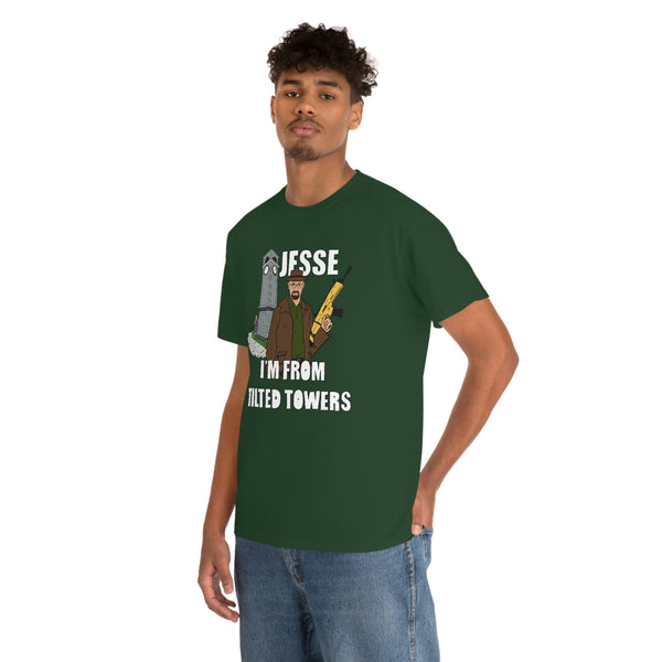 "I'm From Tilted Towers" walt with scar t