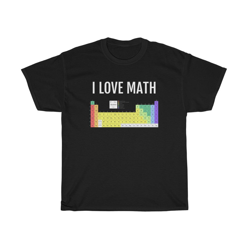 "I LOVE MATH" Periodic Table t