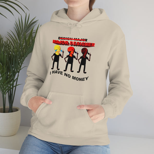 "MAJOR DESIGNER" graphic design major hoodie