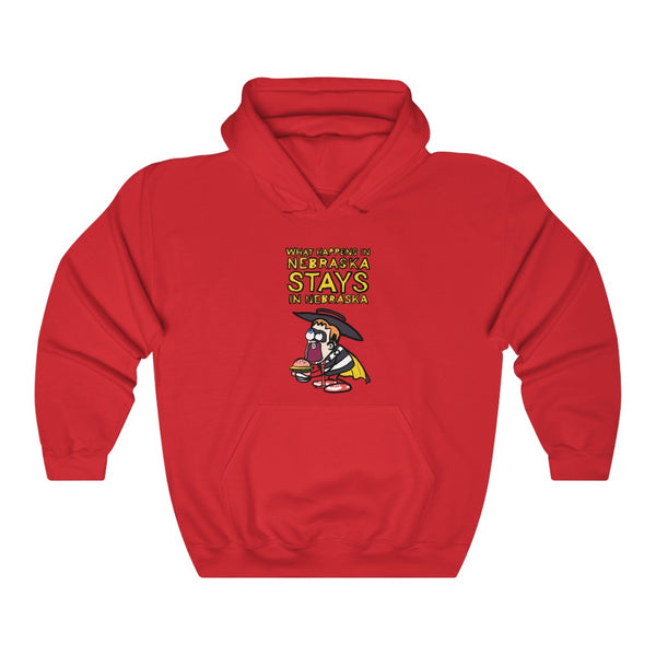 "What Happens In Nebraska, Stays In Nebraska" hoodie