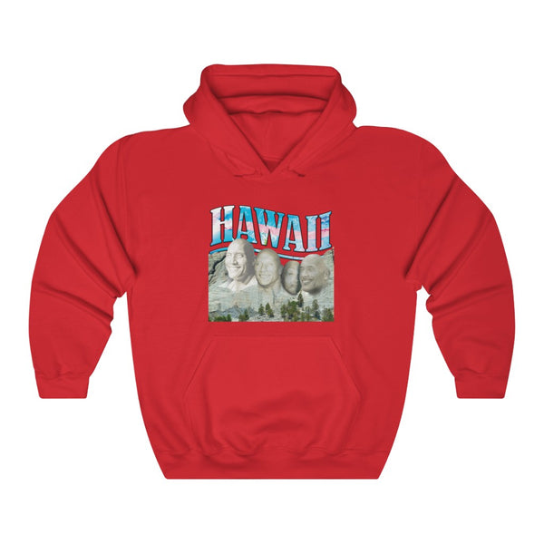 "HAWAII" dwayne johnson mount rushmore hoodie