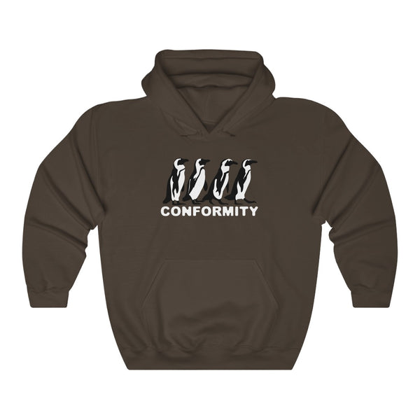 "CONFORMITY" penguin line hoodie
