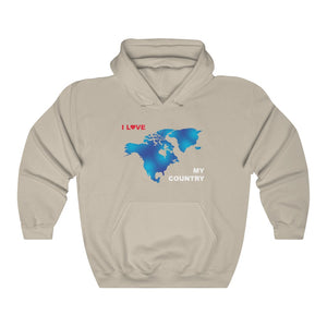 "I LOVE MY COUNTRY" hoodie