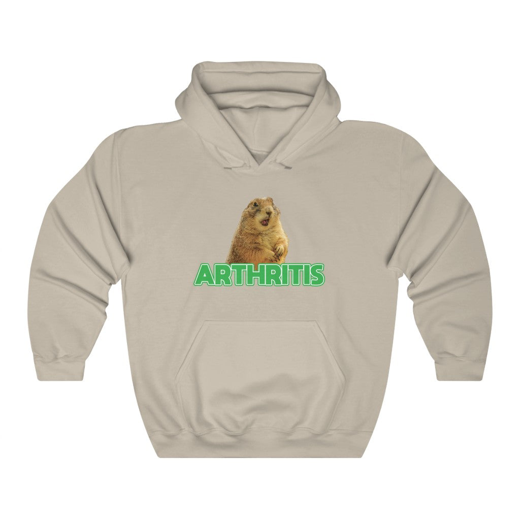 "ARTHRITIS" prairie dog hoodie