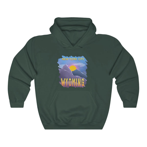 "New York City, Wyoming" souvenir hoodie