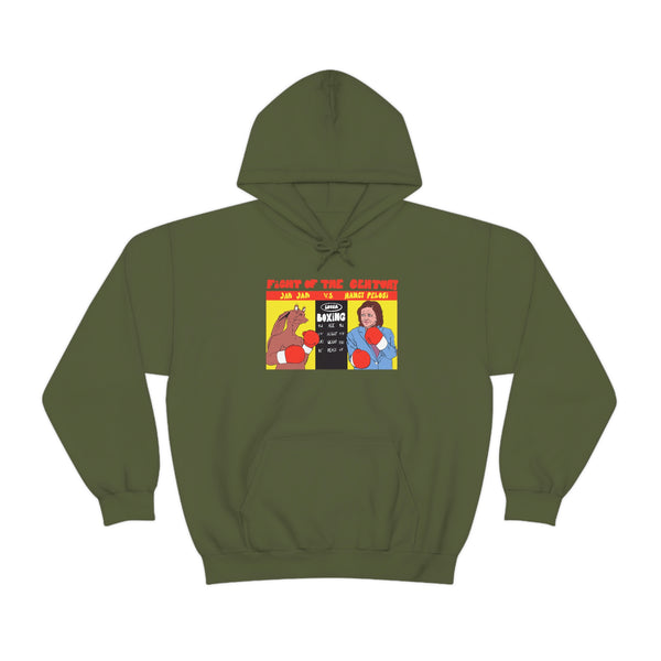 "FIGHT OF THE CENTURY" jar jar binks vs. nancy pelosi boxing hoodie