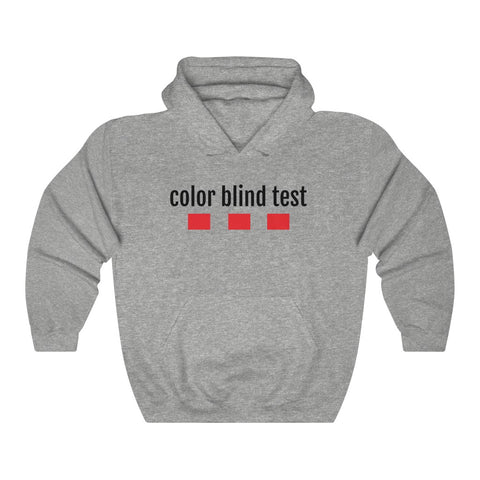 "color blind test" hoodie
