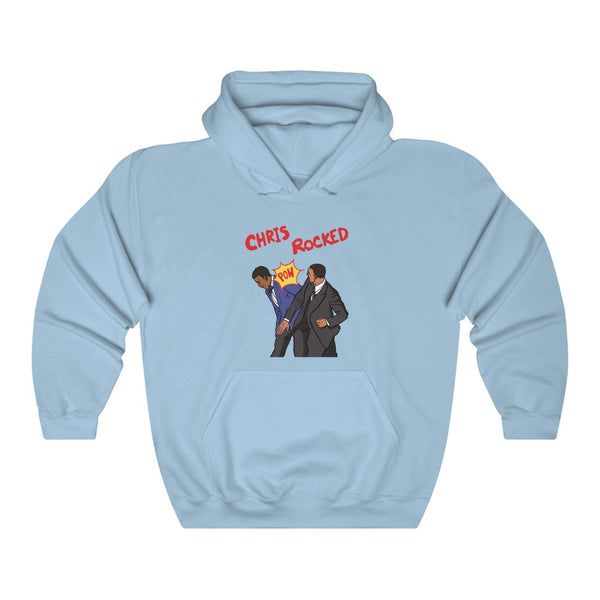 "CHRIS ROCKED" will smith slapping chris rock hoodie