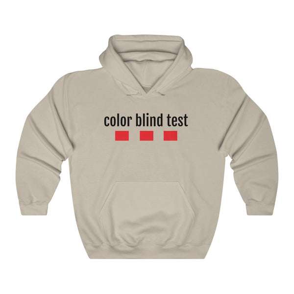 "color blind test" hoodie