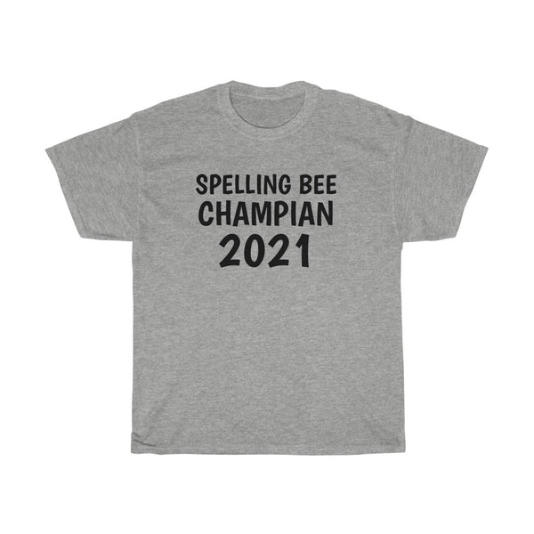 "Spelling Bee Champian 2021" t