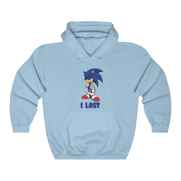 "I LOST" sad sonic the hedgehog hoodie