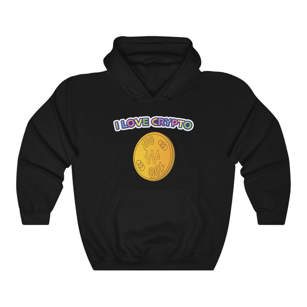 "I LOVE CRYPTO" webkinz kinzcash hoodie