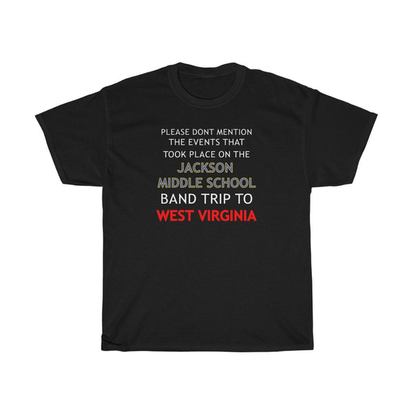 "JACKSON MIDDLE SCHOOL BAND TRIP" t