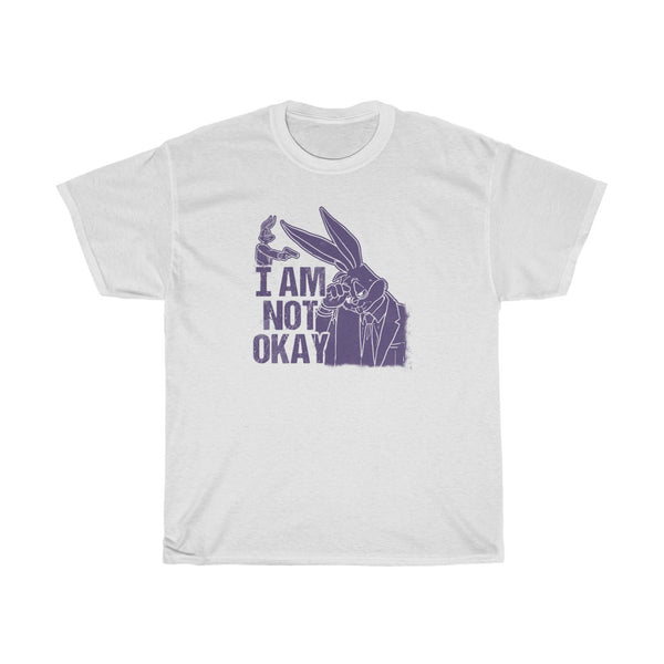 "I AM NOT OKAY" gangster bugs bunny t