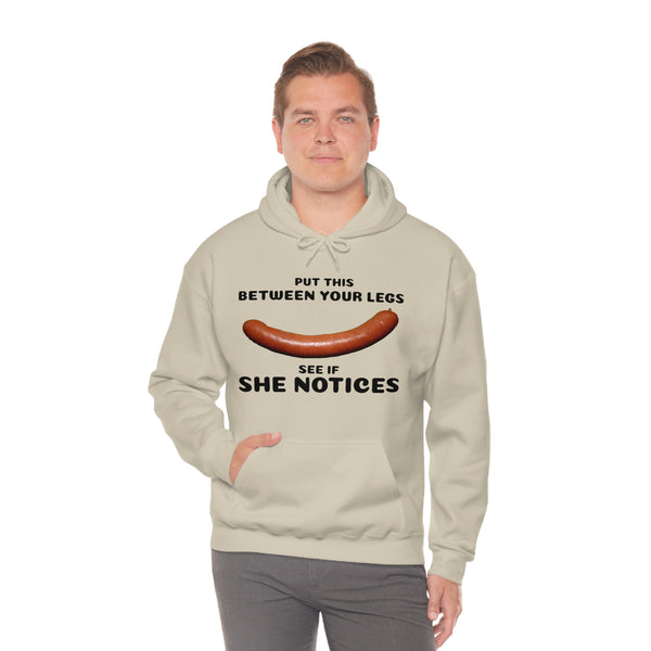 "Put This Between Your Legs" valentine's sausage hoodie (ROMANTIC)