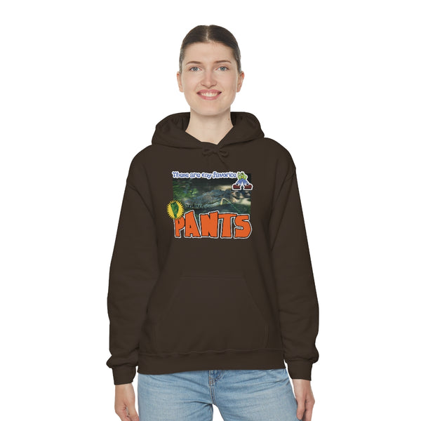 "These Are My Favorite PANTS" alligator hoodie