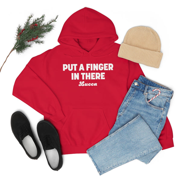 "PUT A FINGER IN THERE" nike parody hoodie