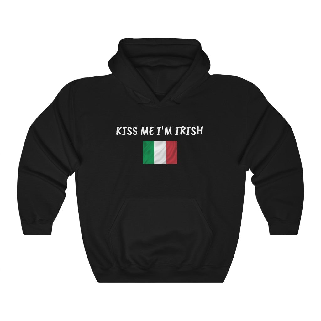 "Kiss Me I'm Irish" Italy hoodie