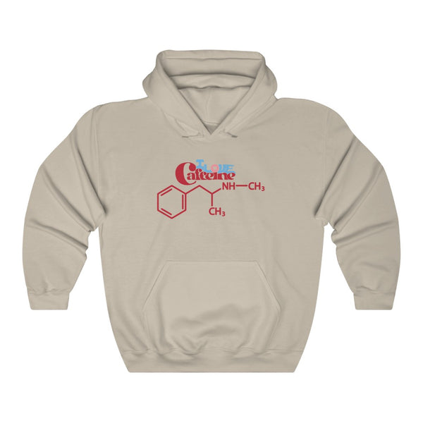 "I Love Caffeine" meth molecule hoodie