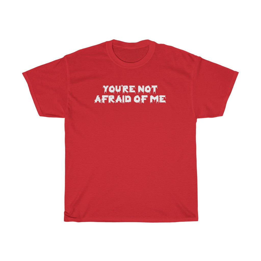 "You're Not Afraid Of Me" t