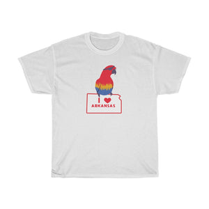 "I Love Arkansas" kansas parrot t
