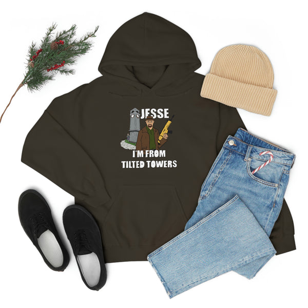 "I'm From Tilted Towers" walt with scar hoodie