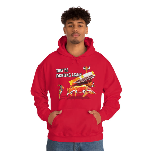 "THEY'RE FIGHTING AGAIN" fighting cheeto's hoodie