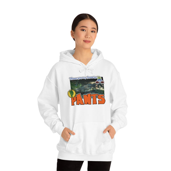 "These Are My Favorite PANTS" alligator hoodie