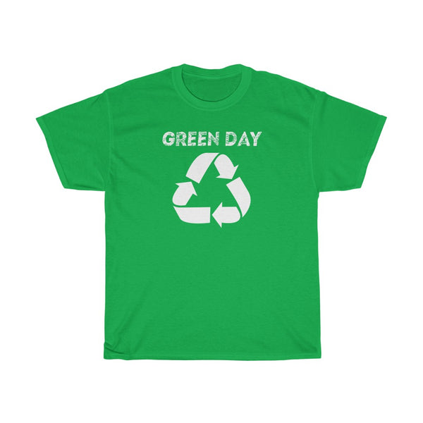 "Green Day" recycling logo t