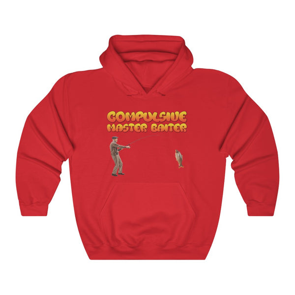 "COMPULSIVE MASTER BAITER" fishing hoodie