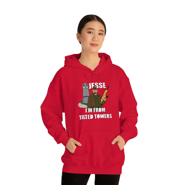 "I'm From Tilted Towers" walt with scar hoodie