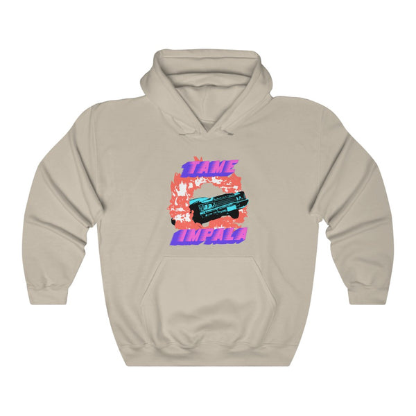 'Tame Impala" chevy impala ring of fire hoodie