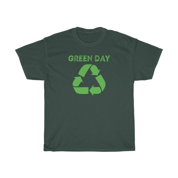 "Green Day" recycling logo t