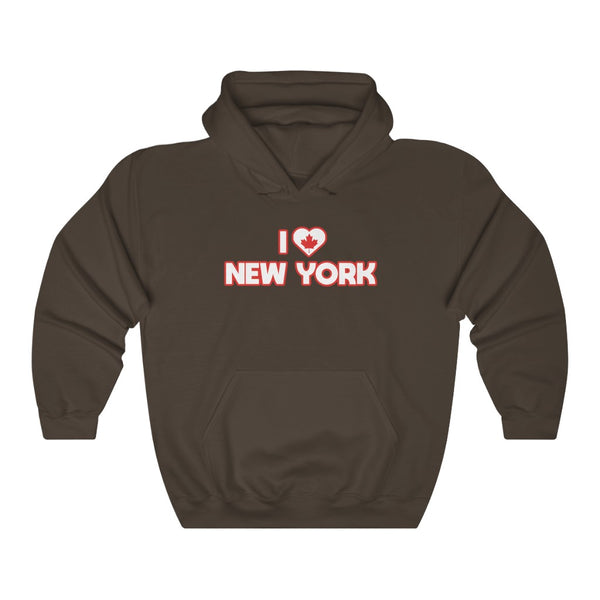 "I LOVE NEW YORK" canada hoodie