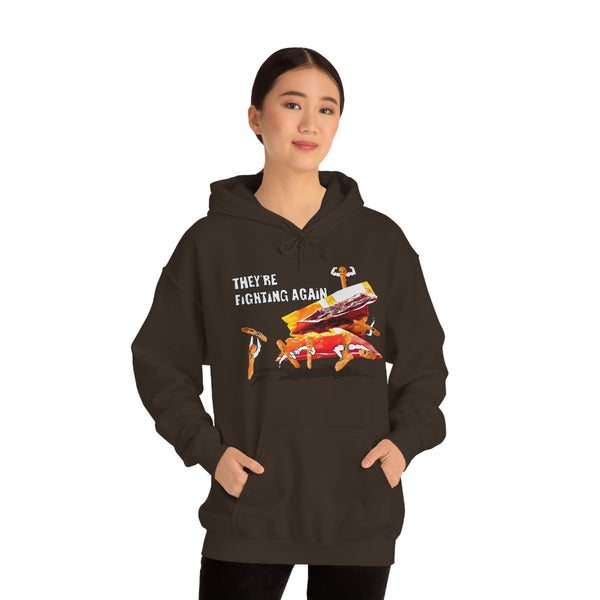 "THEY'RE FIGHTING AGAIN" fighting cheeto's hoodie