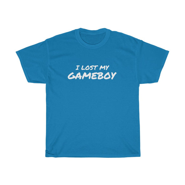 "I LOST MY GAMEBOY" t shirt