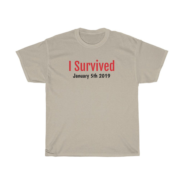 "I Survived January 5th 2019" t shirt