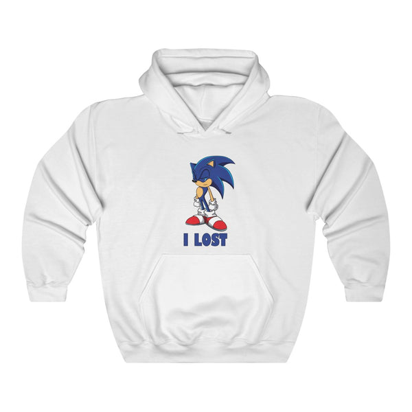 "I LOST" sad sonic the hedgehog hoodie