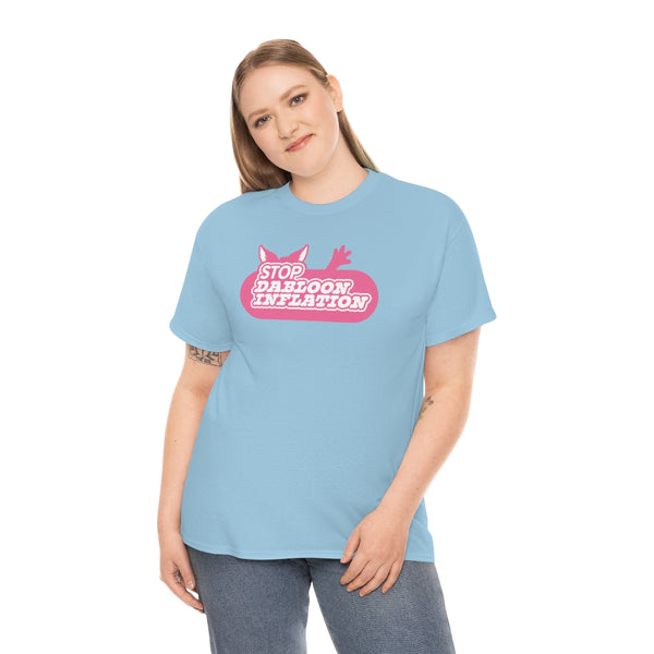 "STOP DABLOON INFLATION" t