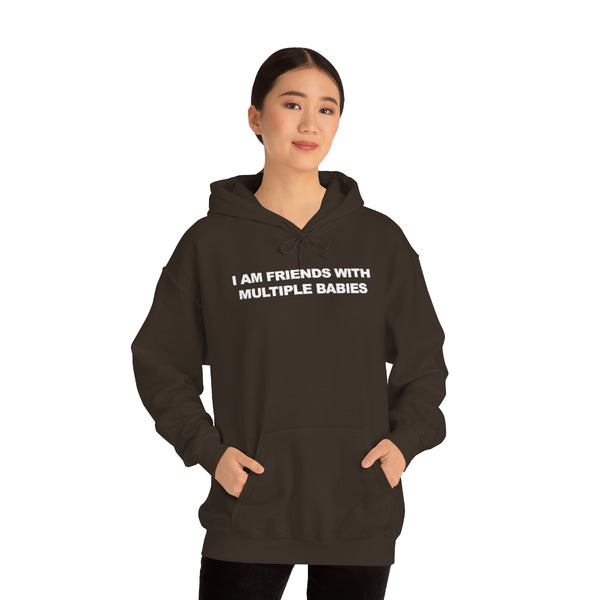 "I Am Friends With Multiple Babies" hoodie